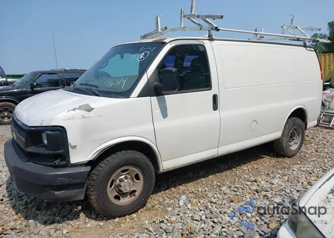 2009 Chevrolet Express 2500 Work Van из США, поврежденный, VIN 1GCGG25C191146374